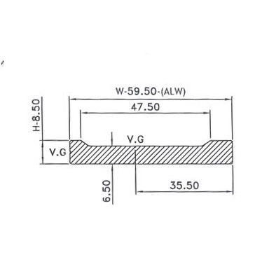 Side Rail 59.5mm
